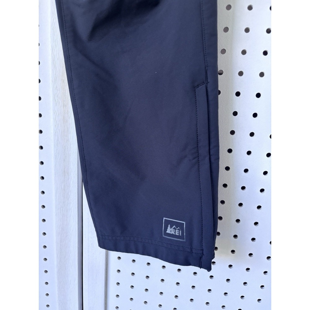 REI Nylon Spandex Pants Women's 6P Black Zip Pocket Ankles Gorpcore Hiking - Picture 4 of 6